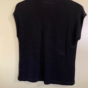 Travel acetate short sleeve top